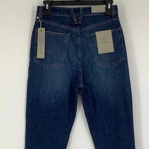 Hudson Sz 27 Meadow Harlow Ultra High Rise Straight Ankle Jeans Stretch OS27-18 - Picture 7 of 10